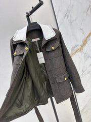 Patchwork four-pocket decorative jacket