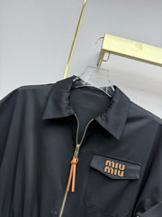 Workwear-style shirt dress