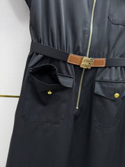 Workwear-style shirt dress