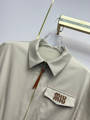 Workwear-style shirt dress