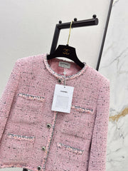 Youthful Pink Woven Jacket