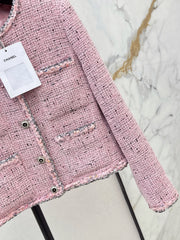Youthful Pink Woven Jacket