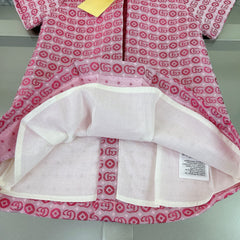 Peter Pan collar short-sleeved dress