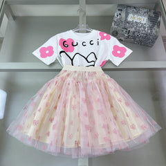 Cat-themed T-shirt + Tutu Skirt