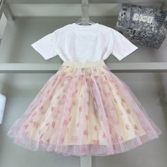 Cat-themed T-shirt + Tutu Skirt