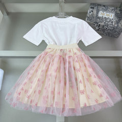 Cat-themed T-shirt + Tutu Skirt