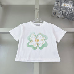 Classic embroidered midi skirt + casual T-shirt