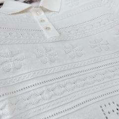 White openwork set