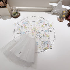 T-shirt + princess tutu skirt