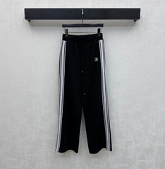 Stand-up collar, color-blocked, slim-fit suit