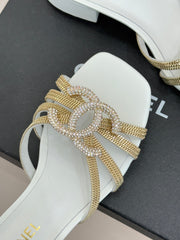 High-heeled sandals