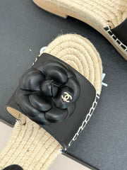 New Spring/Summer Hemp Rope Platform Slippers