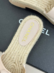 New Spring/Summer Hemp Rope Platform Slippers