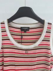 Slim-fit short-sleeved vest