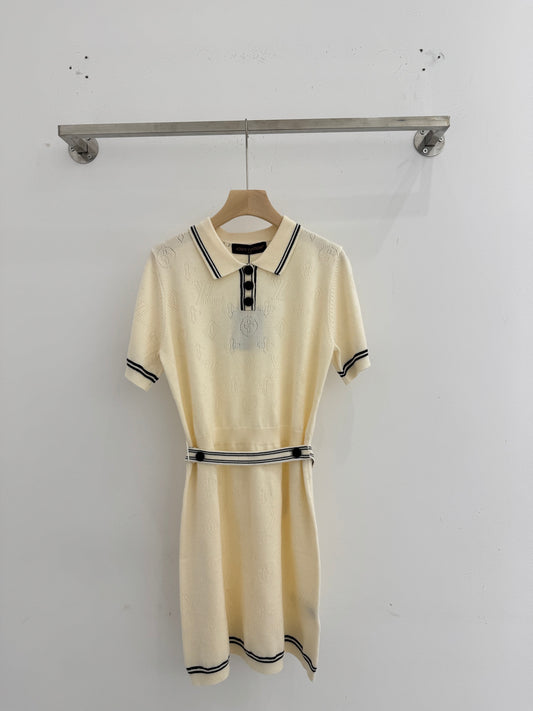 Openwork Knit Dress
