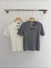 Cutout Short-Sleeve Top