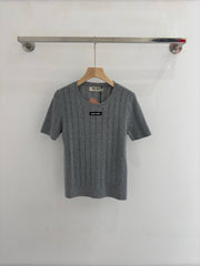 Cutout Short-Sleeve Top