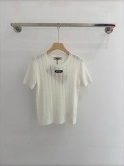 Cutout Short-Sleeve Top