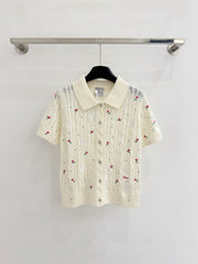 Short-sleeved cardigan