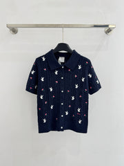 Short-sleeved cardigan