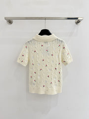 Short-sleeved cardigan