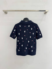 Short-sleeved cardigan