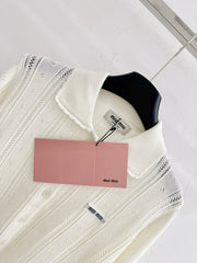 Collared Knit Cardigan