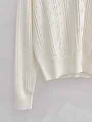 Collared Knit Cardigan