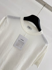 Short-sleeved knitwear