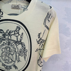 Printed Knit Short-Sleeve T-Shirt