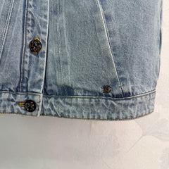 Bow-Tie Denim Vest