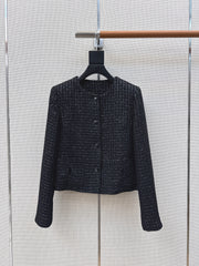 Woven tweed jacket