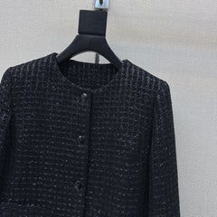 Woven tweed jacket