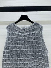 Knitted Crew Neck Vest