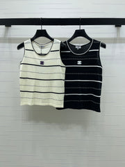 Knitted Striped Vest
