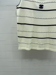 Knitted Striped Vest