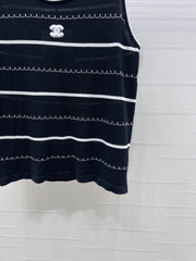 Knitted Striped Vest