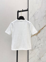 Hollow-out short-sleeved t-shirt