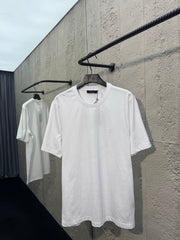 Embroidered Crew Neck Short-Sleeve T-Shirt