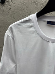 Embroidered Crew Neck Short-Sleeve T-Shirt