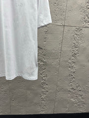 Embroidered Crew Neck Short-Sleeve T-Shirt