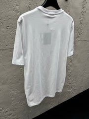 Embroidered Crew Neck Short-Sleeve T-Shirt