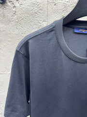 Embroidered Crew Neck Short-Sleeve T-Shirt