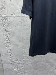 New York Print Crew Neck Short-Sleeve T-Shirt with Back