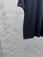 Printed crew neck short-sleeved top