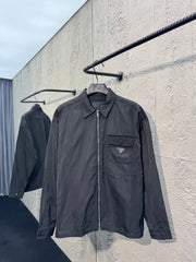 Zippered Collar Jacket