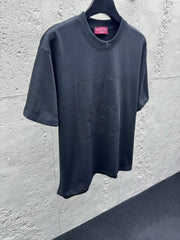 Plastisol Printed Crew Neck Short-Sleeve T-Shirt