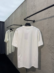 Plastisol Printed Crew Neck Short-Sleeve T-Shirt