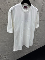 Plastisol Printed Crew Neck Short-Sleeve T-Shirt