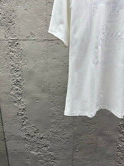 Plastisol Printed Crew Neck Short-Sleeve T-Shirt